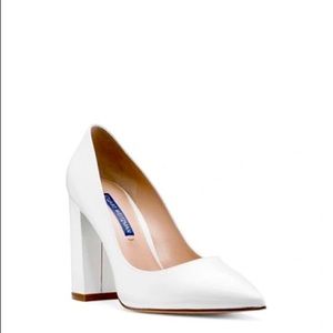 STUART WEITZMAN
The Laney 95 Pump In Cream Caviar Patent Leather